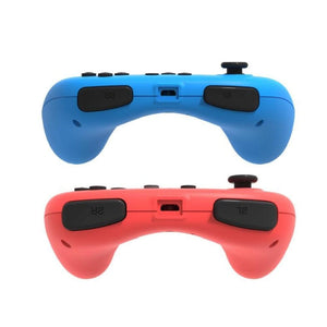 1 Pair of Bluetooth Wireless Game Controller for Switch Pro  Red + blue