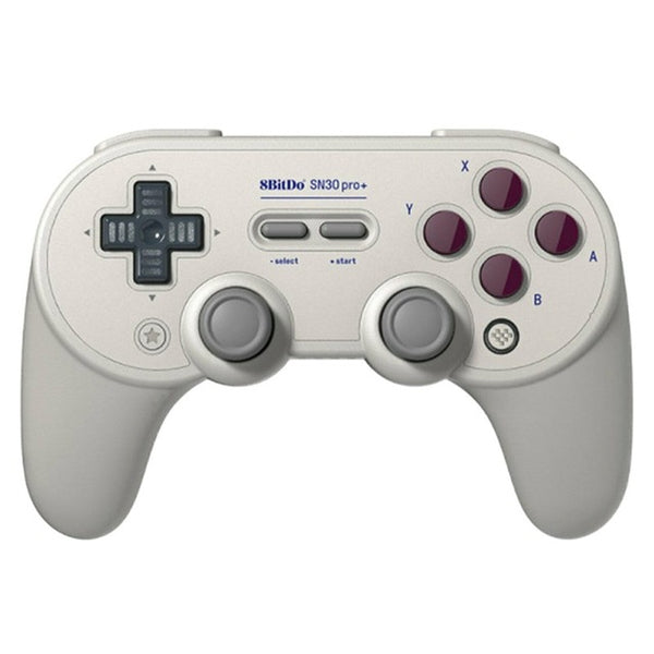 SN30 PRO+ Bluetooth Gamepad Controller with Joystick for Mac OS Switch Windows Android light grey ZopiStyle