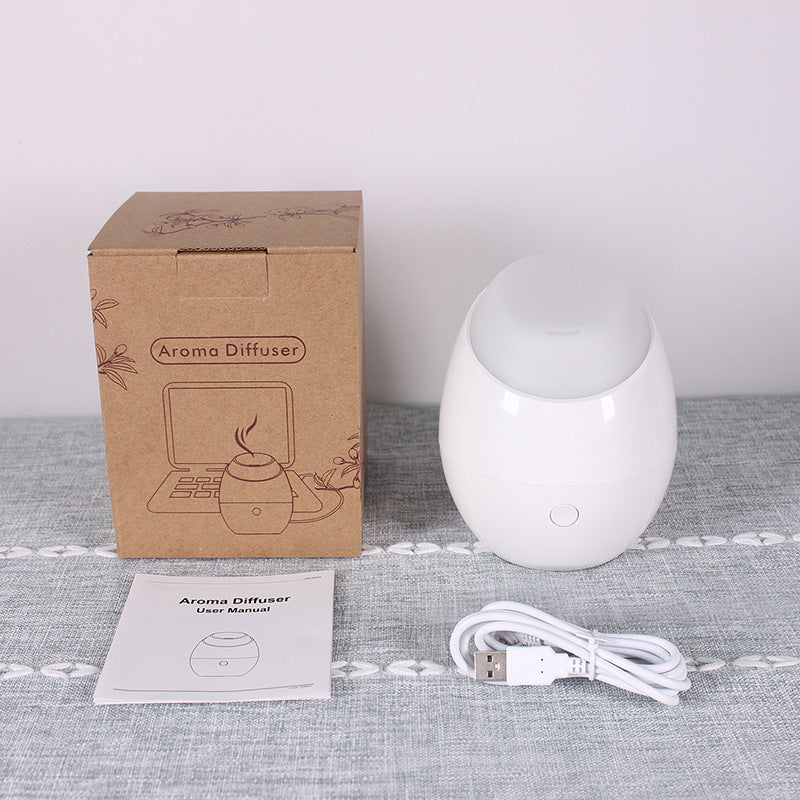 Air Humidifier Mini Silent for Home Hotel USB Plug-in 120ml Atomized Essential Oil Lamp White ZopiStyle