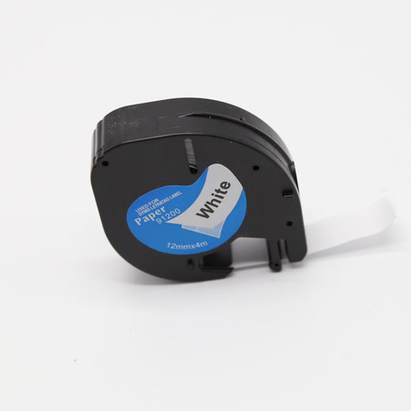 Exquisite Labeling Tape Waterproof Tag Sticker for Label Printer  blue with black words ZopiStyle
