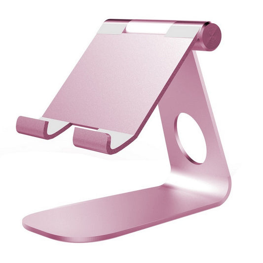 270° Rotatable Foldable Aluminum Alloy Desktop Holder Tablet Stand for Samsung Galaxy Tab Pro S iPad Pro10.5 9.7"" 12.9'' iPad Air Surface Pro 4 Kiosk POS Stand Pink ZopiStyle