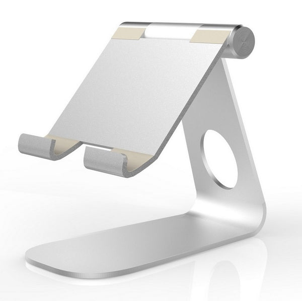 270° Rotatable Foldable Aluminum Alloy Desktop Holder Tablet Stand for Samsung Galaxy Tab Pro S iPad Pro10.5 9.7"" 12.9'' iPad Air Surface Pro 4 Kiosk POS Stand Silver ZopiStyle