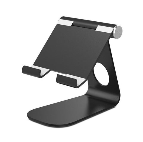 270° Rotatable Foldable Aluminum Alloy Desktop Holder Tablet Stand for Samsung Galaxy Tab Pro S iPad Pro10.5 9.7"" 12.9'' iPad Air Surface Pro 4 Kiosk POS Stand black ZopiStyle