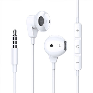 Multifunctional Type C Headset No-delay Noise Cancelling Stereo In-ear Earphone With Microphone Compatible For Xiaomi Huawei White ZopiStyle