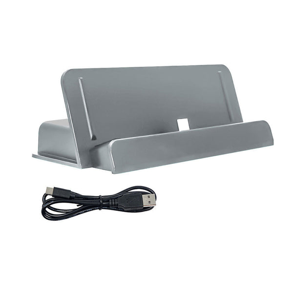 USB Type-C Charging Stand Charger For Nintendo Switch Lite Console Dock Holder gray ZopiStyle
