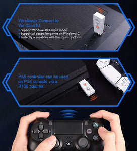 Game Controller R100 Gamepad Converter For Switch PS4 PS5 Pc Xbox Ps3 Adapter White ZopiStyle