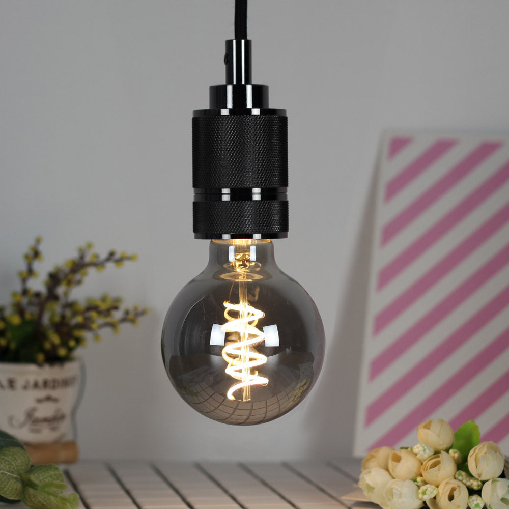 LED Dimmable Retro Edison Bulb E27 Single Spiral Filament Lamp for Resturant Decor ZopiStyle