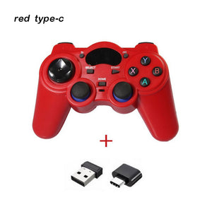 2.4g Android Gamepad Wireless Gamepad Joystick Game Controller Joypad Red type-C interface ZopiStyle