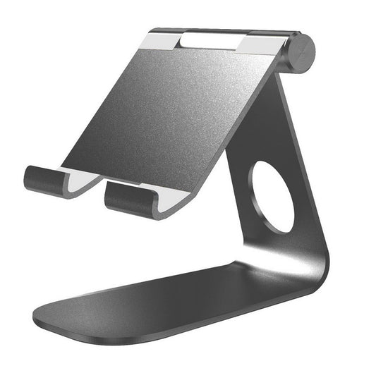 270° Rotatable Foldable Aluminum Alloy Desktop Holder Tablet Stand for Samsung Galaxy Tab Pro S iPad Pro10.5 9.7"" 12.9'' iPad Air Surface Pro 4 Kiosk POS Stand gray ZopiStyle