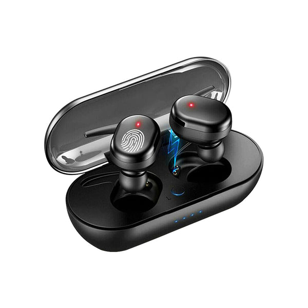 Tws Wireless  Stereo  Headphones Bluetooth-compatible 5.0 In-ear Noise Reduction Waterproof Earbuds Headset With Charging Case black ZopiStyle