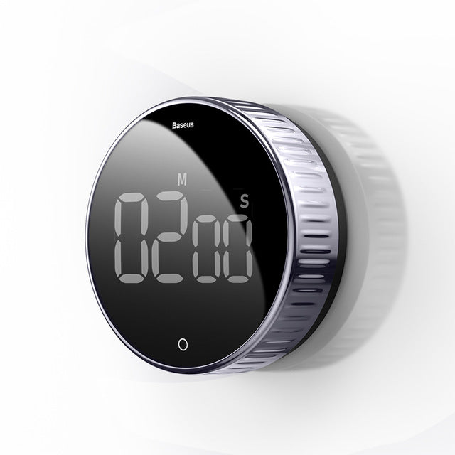 Countdown Timer Manual Digital Kitchen Countdown Alarm Clock Mechanical Cooking Timer Alarm black ZopiStyle