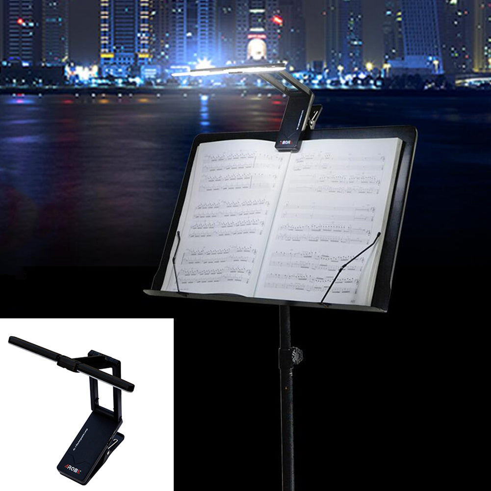 Al-1 Music Score Light Foldable Clip-on Rechargeable LED Smart Light black ZopiStyle