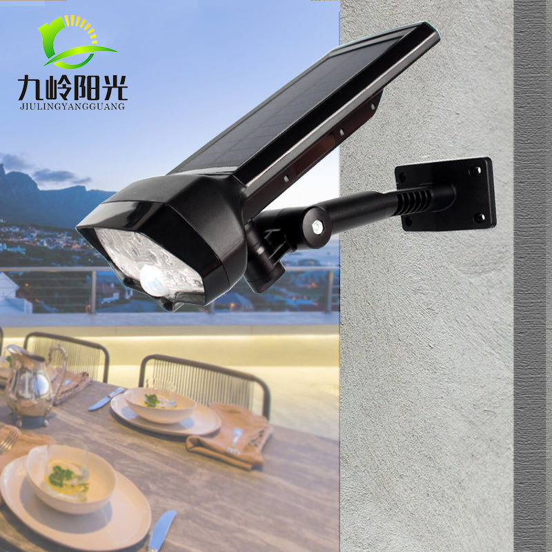 16LEDs Waterproof Motion Sensor Solar Lamp for Outdoor Garden Decoration White light ZopiStyle