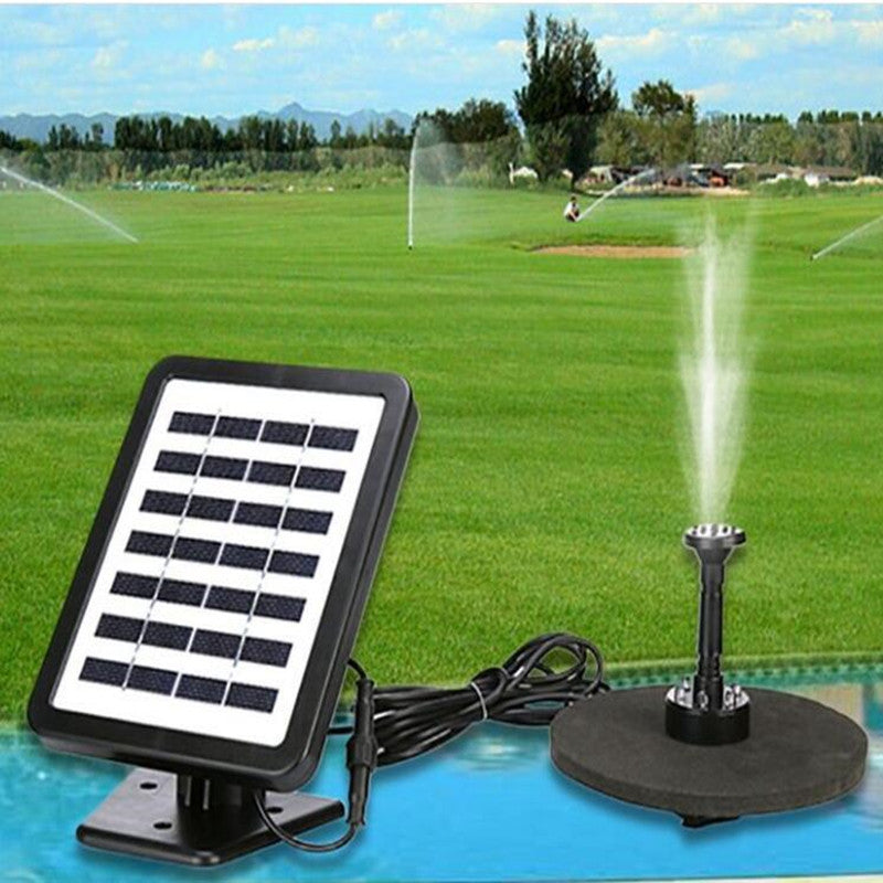 Solar Power Water Pump With LED Light Garden Water Pump Outdoor Pond Fountain Pool AS102L-0715B ZopiStyle